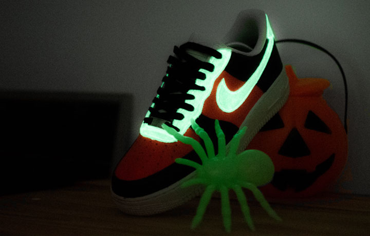 Custom Nike AF1 Halloween (bez światła) by @backseries